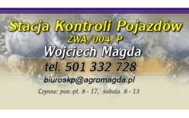 Stacja Kontroli Pojazdów - Wojciech Magda - ZWA / 004 / P